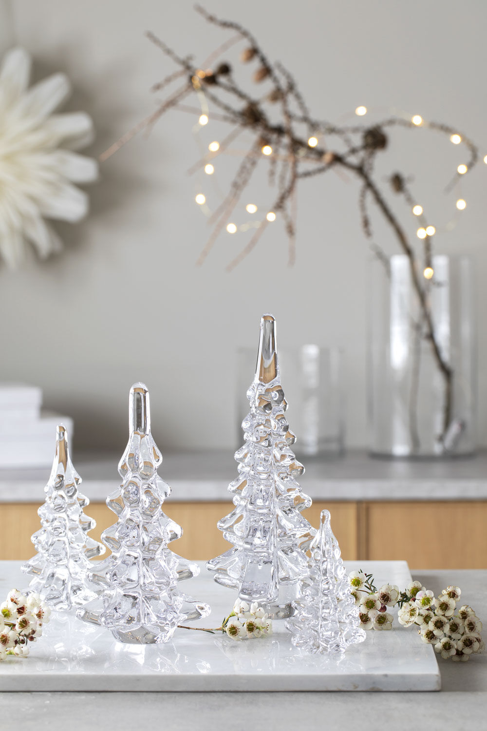 Frostis juletre i glass Frostis juletre i glass